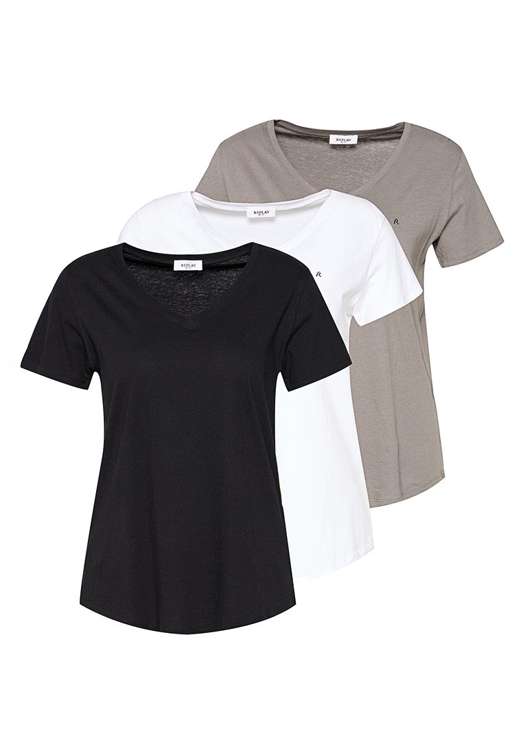 Replay T-shirt basic wit