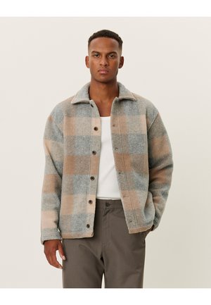 Les Deux JERMAINE OVERSHIRT - Light jacket - light desert sand/desert taupe