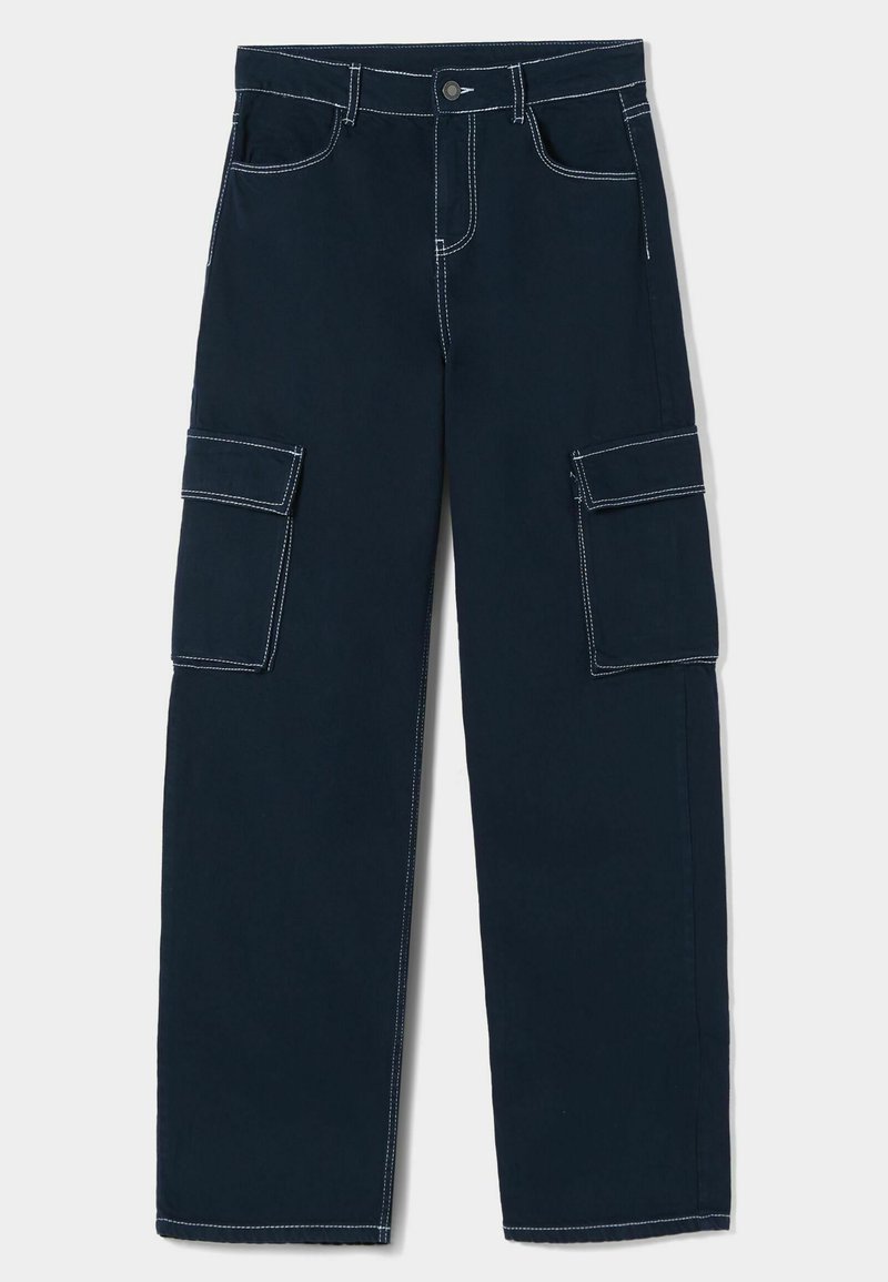 Bershka Relaxed fit jeans koningsblauw Bershka Relaxed fit jeans koningsblauw