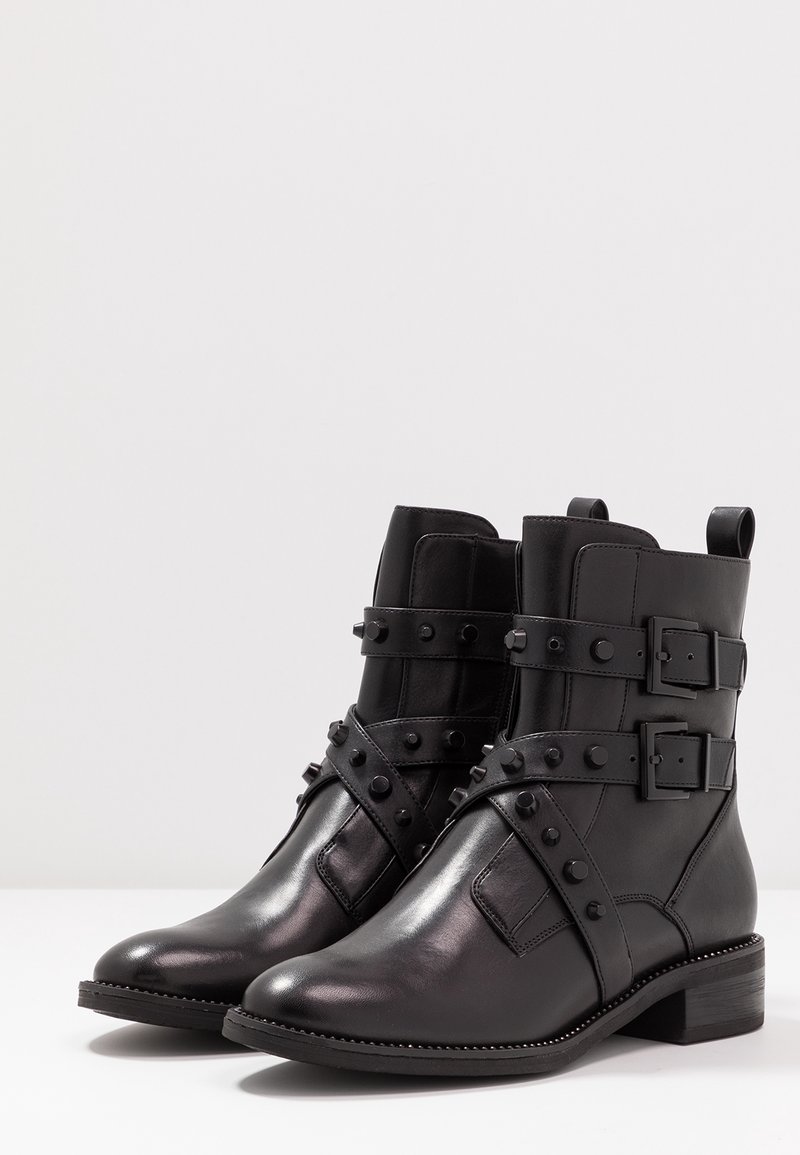Buckle Stiefeletten Ankle Boots Schwarz Ankle Boots Tamaris Biker