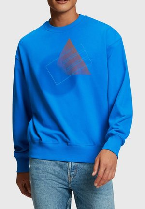 MIT GRAFIK PRINT - Felpa - bright blue