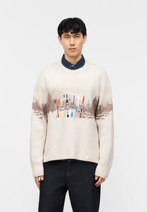 HOLIDAY NOVELTY GRAPHIC - Πουλόβερ - off-white