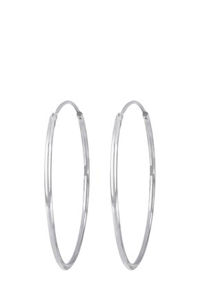 HOOPS BASIC - Orecchini - silberfarben