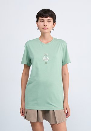CONNECT RELAXED TEE GRAPHIC - T-shirt imprimé - slate moss