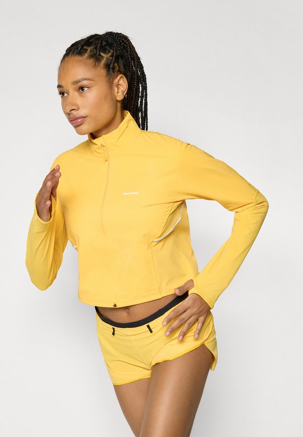 SENSE - Long sleeved top - warm apricot2