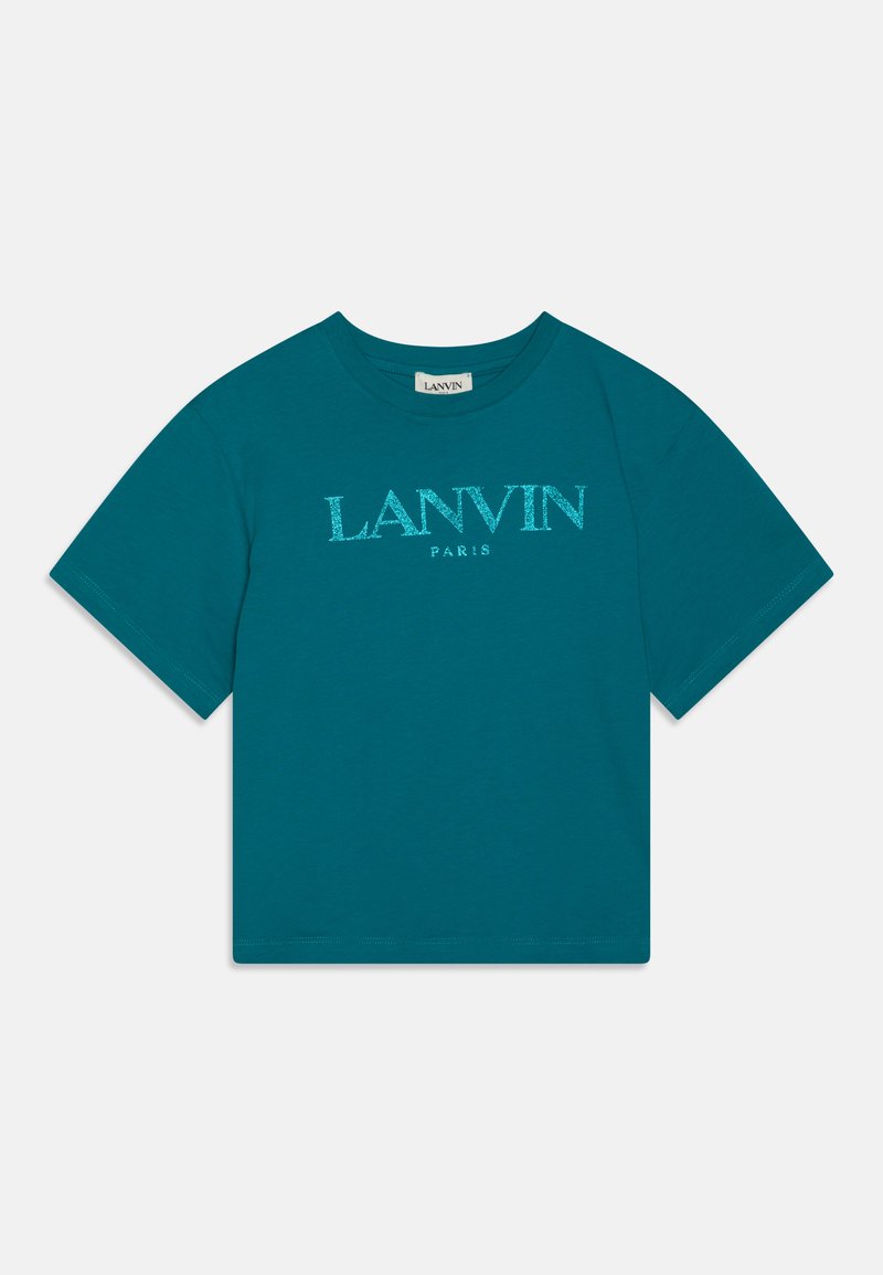 LANVIN T-shirt print turquoise