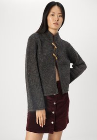 Vero Moda VMSIRI OPEN CARDIGAN - Casaco de malha - dark grey