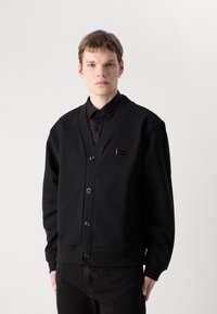 HUGO DACARDIGO - Tröja med dragkedja - black