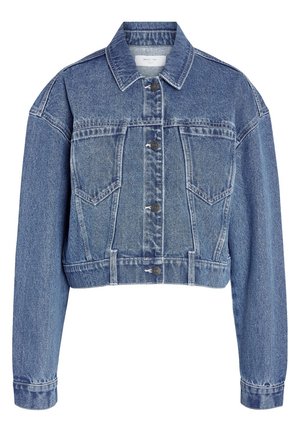 Noisy May NMRONJA CROP JACKET - Teksajakk - medium blue denim