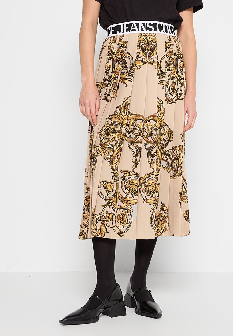 Versace Jeans Couture Plooirok beige Versace Jeans Couture Plooirok beige