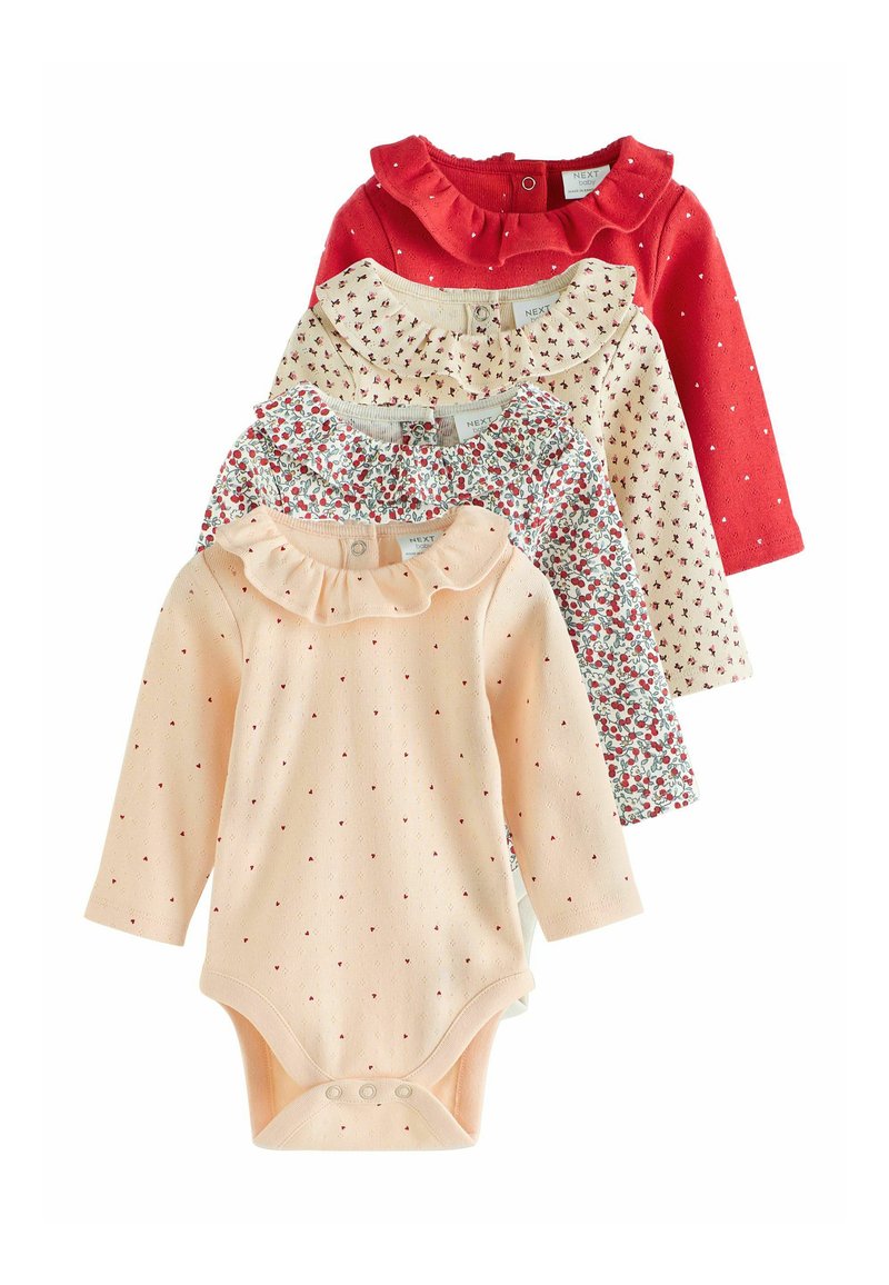 Next BABY LONG SLEEVE FRILL BODYSUITS 4 PACK. - REGULAR FIT - Body ...