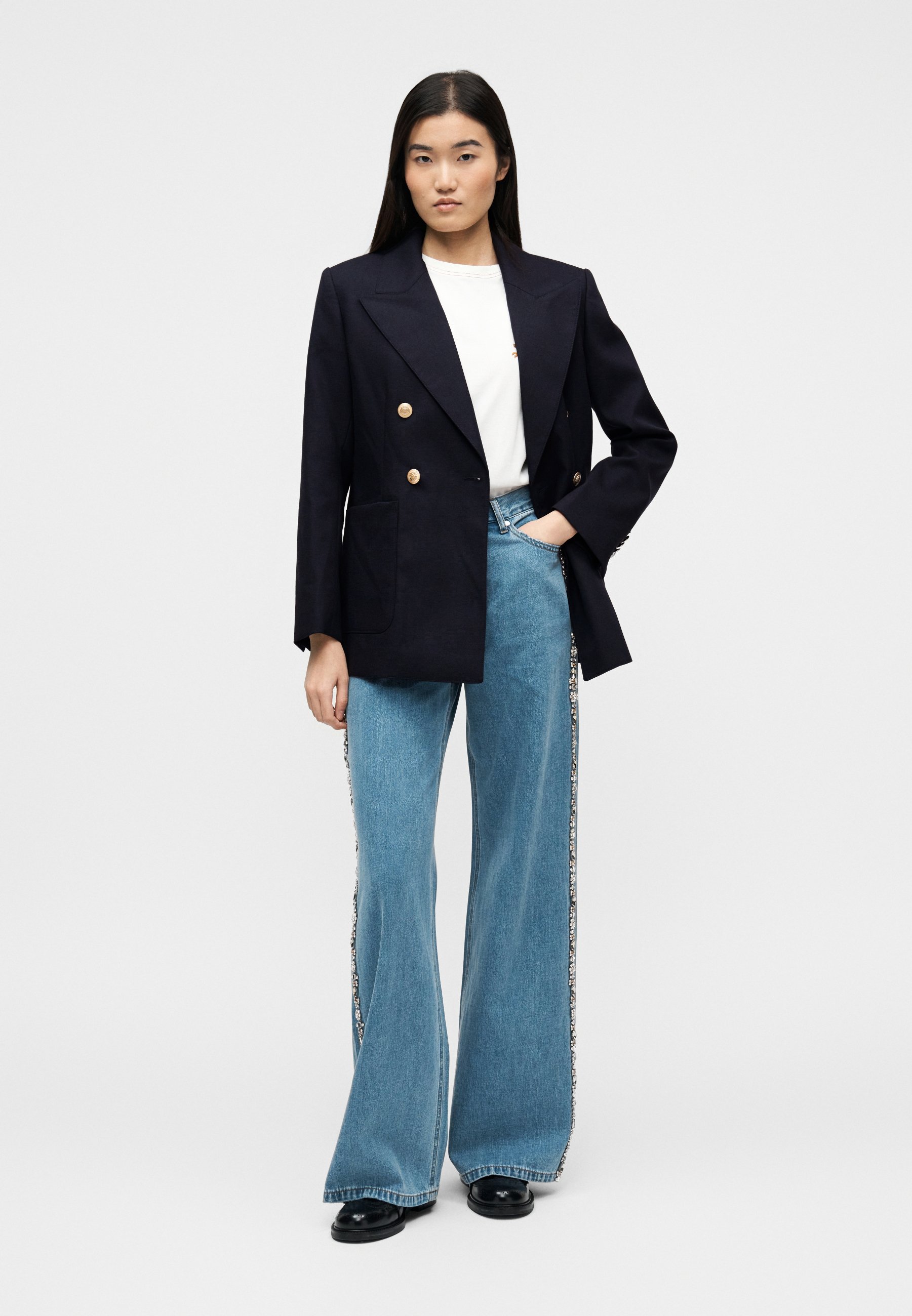 sandro Blazer - marine/bleu marine - ZALANDO