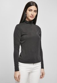 Urban Classics TURTLENECK LONGSLEEVE - Langarmshirt - warmgrey/hellgrau