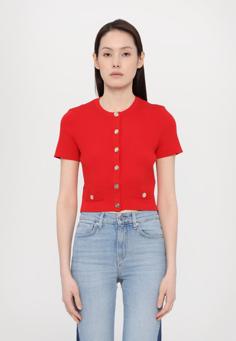 Maje MIROLLSUNI - Neuletakki - rouge