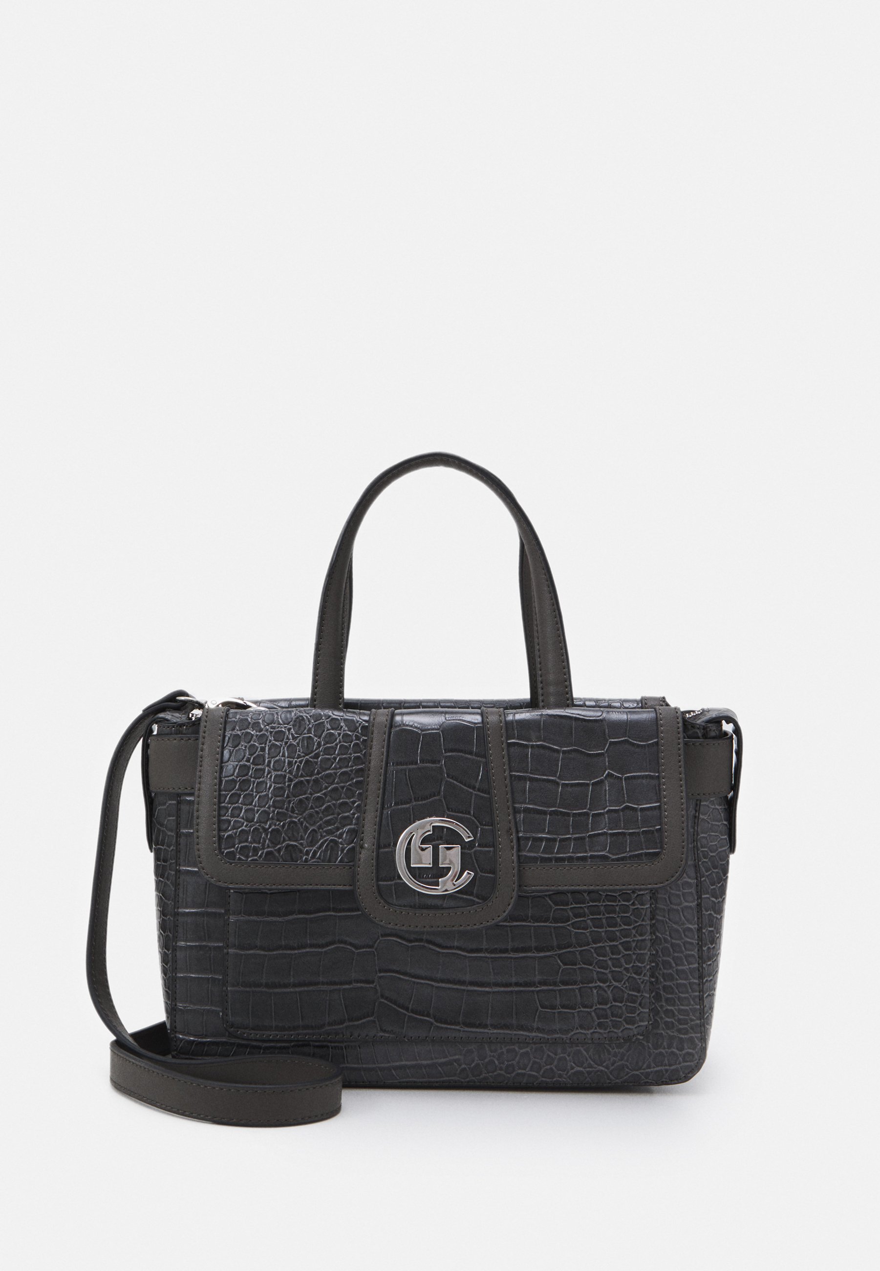 comma A REAL LADY HANDBAG Håndveske darkgrey Zalando.no comma HOLD ON HANDBAG Håndveske lightgrey Zalando.no