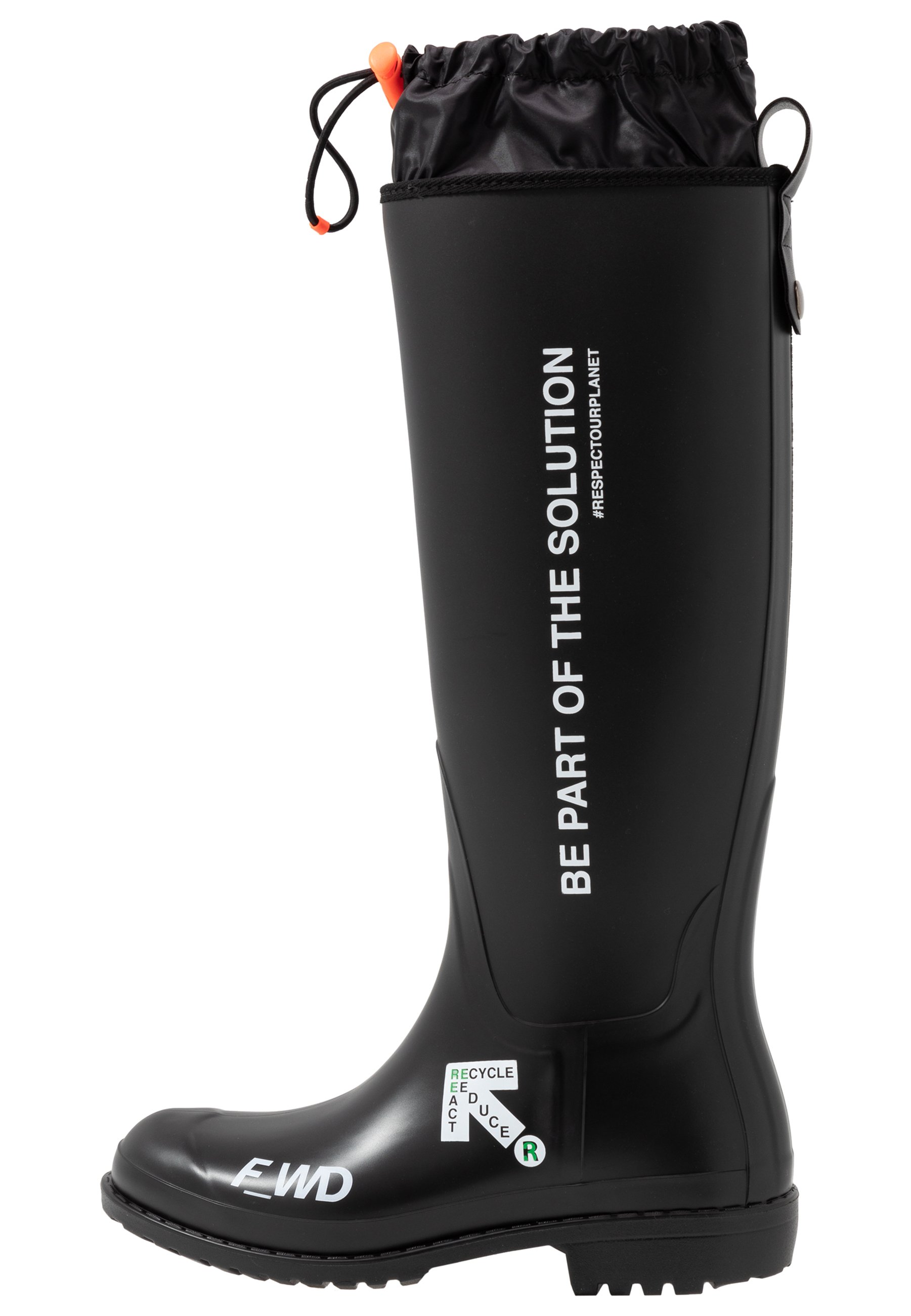 F_WD Gummistøvler - black F_WD Gummistøvler - black