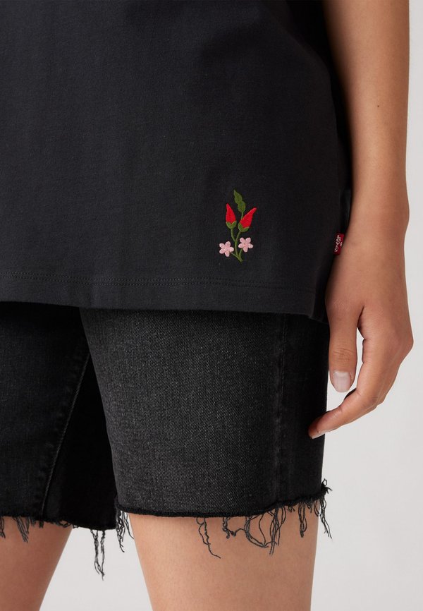 GRAPHIC STACK TEE - Print T-shirt - anthracite2