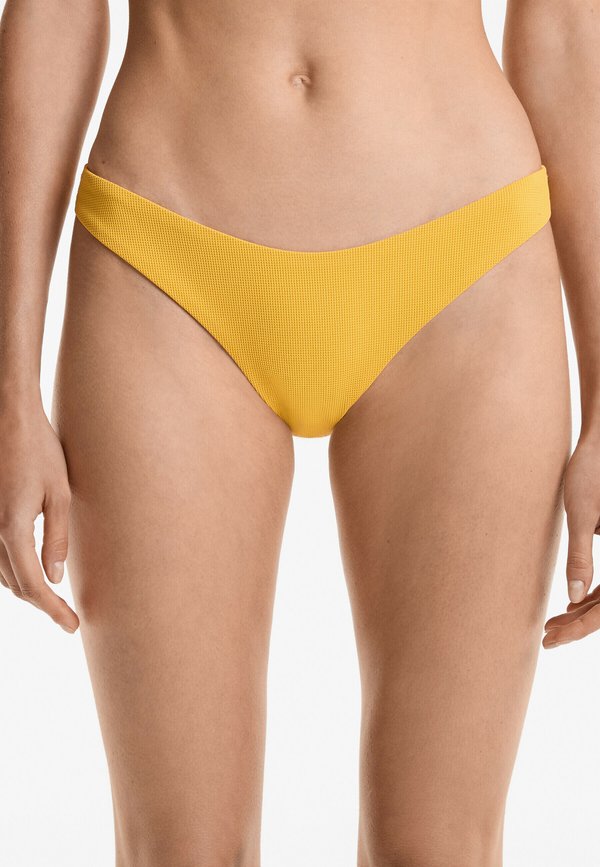 MEDIUM-COVERAGE U-CUT PIQUÉ - Bikini-Hose