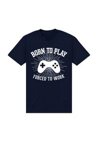 Henry Tiger VIDEOGAMES DUKE SONS BORN TO PLAY - Camiseta estampada - navy blue