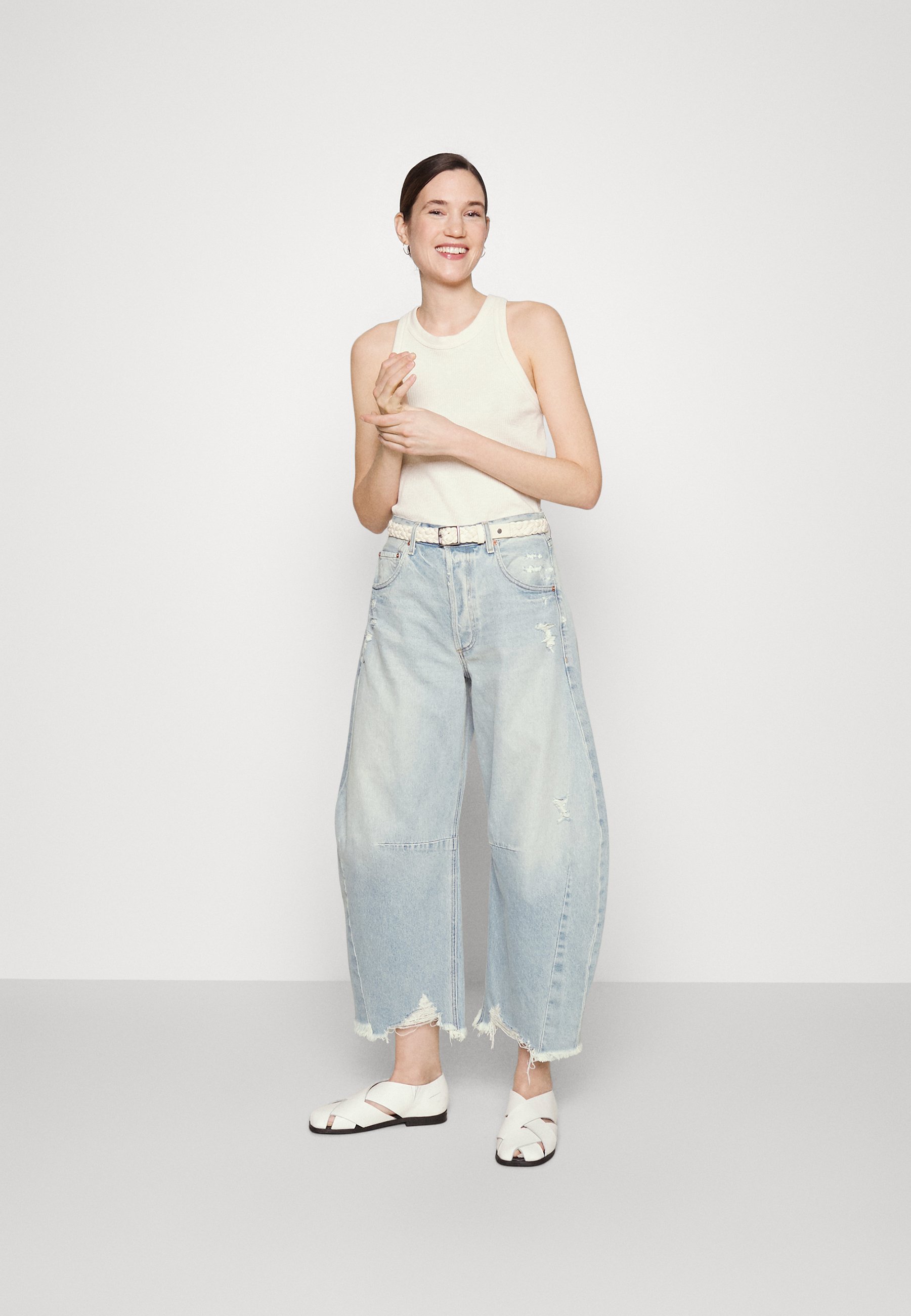 Citizens of Humanity HORSESHOE - Wide Leg - savahn (lt indigo