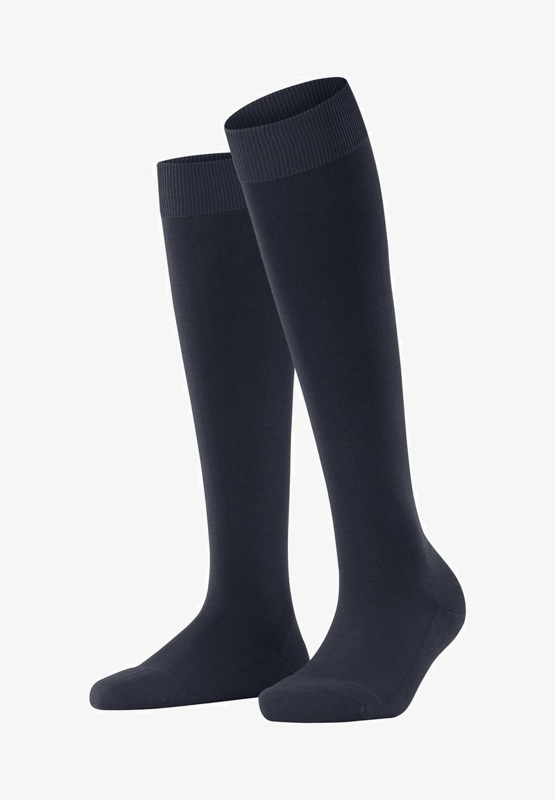 FALKE CLIMAWOOL - Chaussettes hautes - schwarzblau