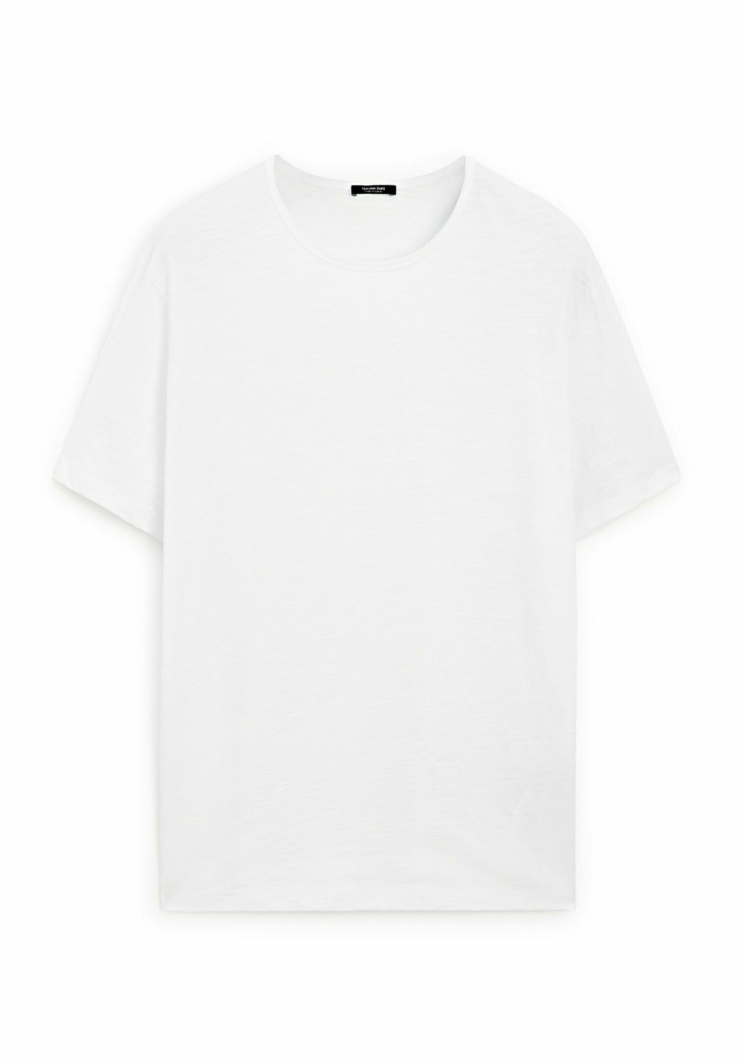 ◆Massimo Dutti◆ Heavy weight oversized t-shirt Heavy weight cotton T-shirt with seam detail · Burgundy