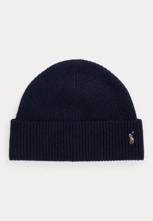 Polo Ralph Lauren, SIGNATURE PONY WOOL-BLEND BEANIE UNISEX - Berretto - hunter navy