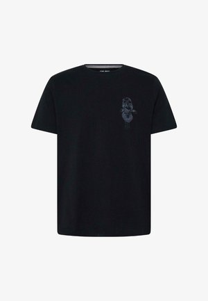 Blend, BHJACKSON BACKPRINT - Nyomott mintás póló - black