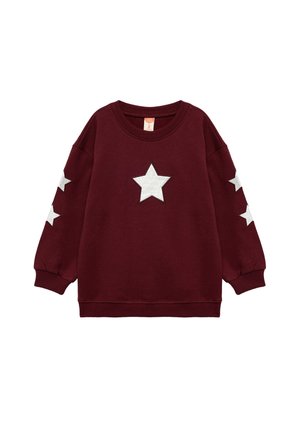 EMBROIDERED - Sudadera - bordeaux