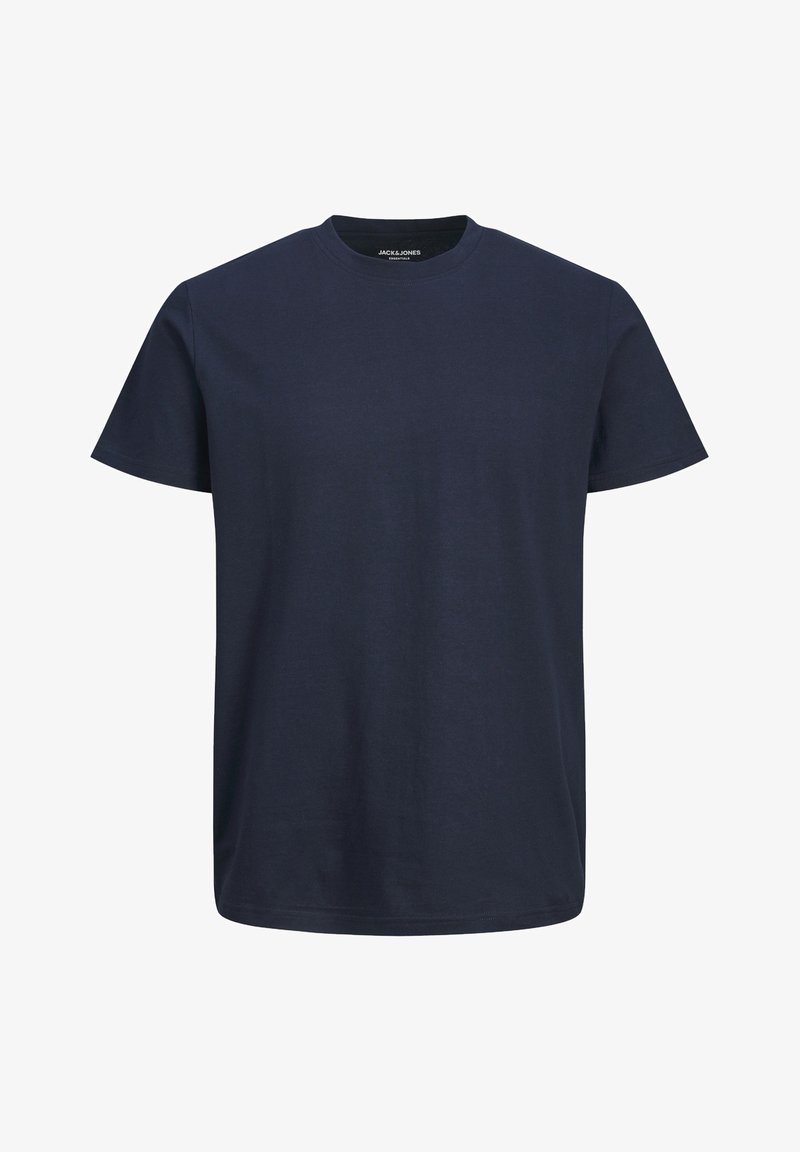 Jack & Jones WHRELAXED SS O-NECK NOOS - Βασικό μπλουζάκι - navy blazer