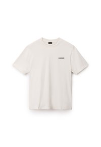 Unselected, beige dimity