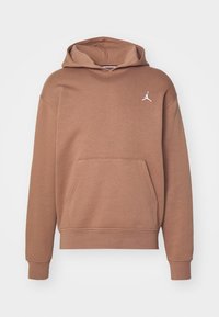 JORDAN BROOKLYN FLEECE - Sportinis megztinis - archaeo brown white