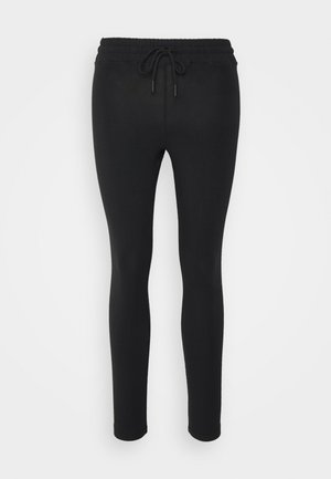 TIE WAIST - Leggings - black