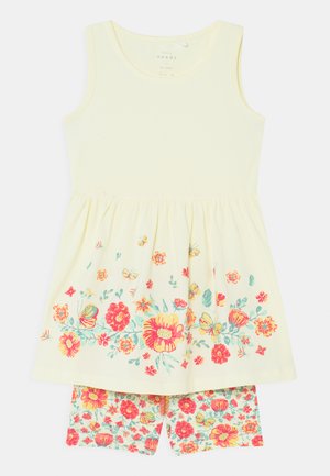 NMFVAYANA TANK DRESS SET - Shorts - lemon icing