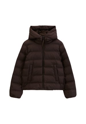 Marc O'Polo DENIM, WOVEN OUTDOOR JACKETS, HEATSEALED PUFFER - Winter jacket - espresso brown