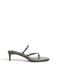 SQUARED TOE  - Sandalias de dedo - khaki