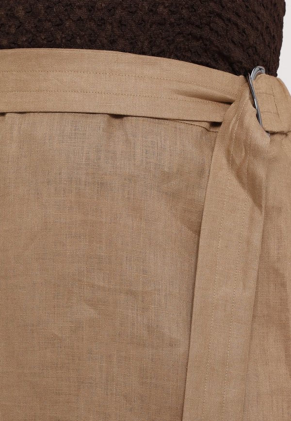 SCOGLIO - A-line skirt - camel2