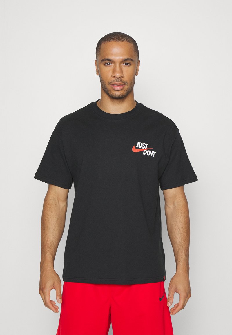 Nike Performance TEE - Print T-shirt - black - Zalando.ie