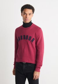 Barbour PREP LOGO CREW NECK - Camisola - highland red