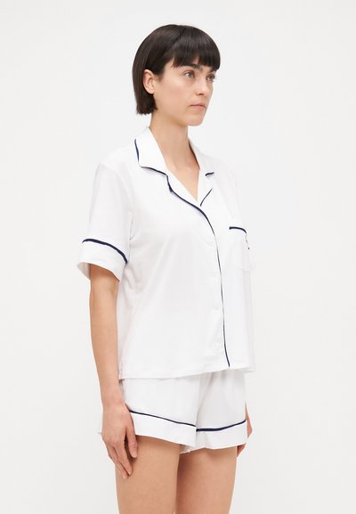 Polo Ralph Lauren SHORT SLEEVE PJ - Σετ πιτζάμας - white cloud