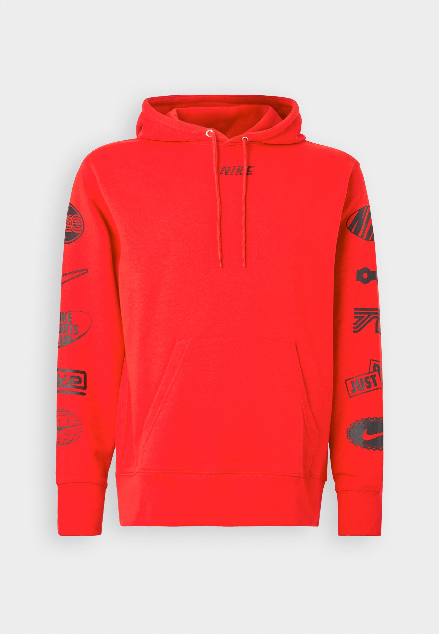 nike just do it hoodie black and orange