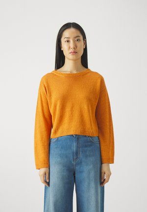 NERINA - Strickpullover - ocra