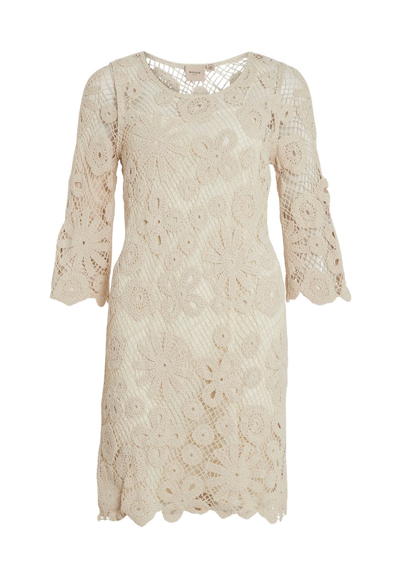 Vila Gebreide jurk crème Vila Gebreide jurk crème