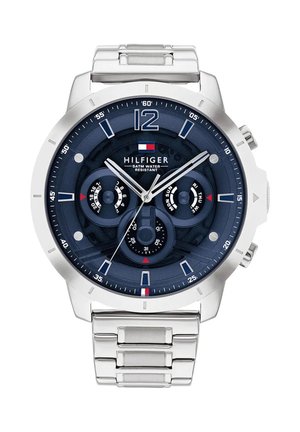 Tommy Hilfiger, Chronograph - silver&blue