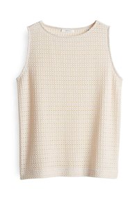 SLIM FIT CROCHET - Débardeur - natural glaze