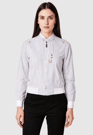 DE RAYAS CON CUELLO REDONDO - Chaqueta fina - rosa