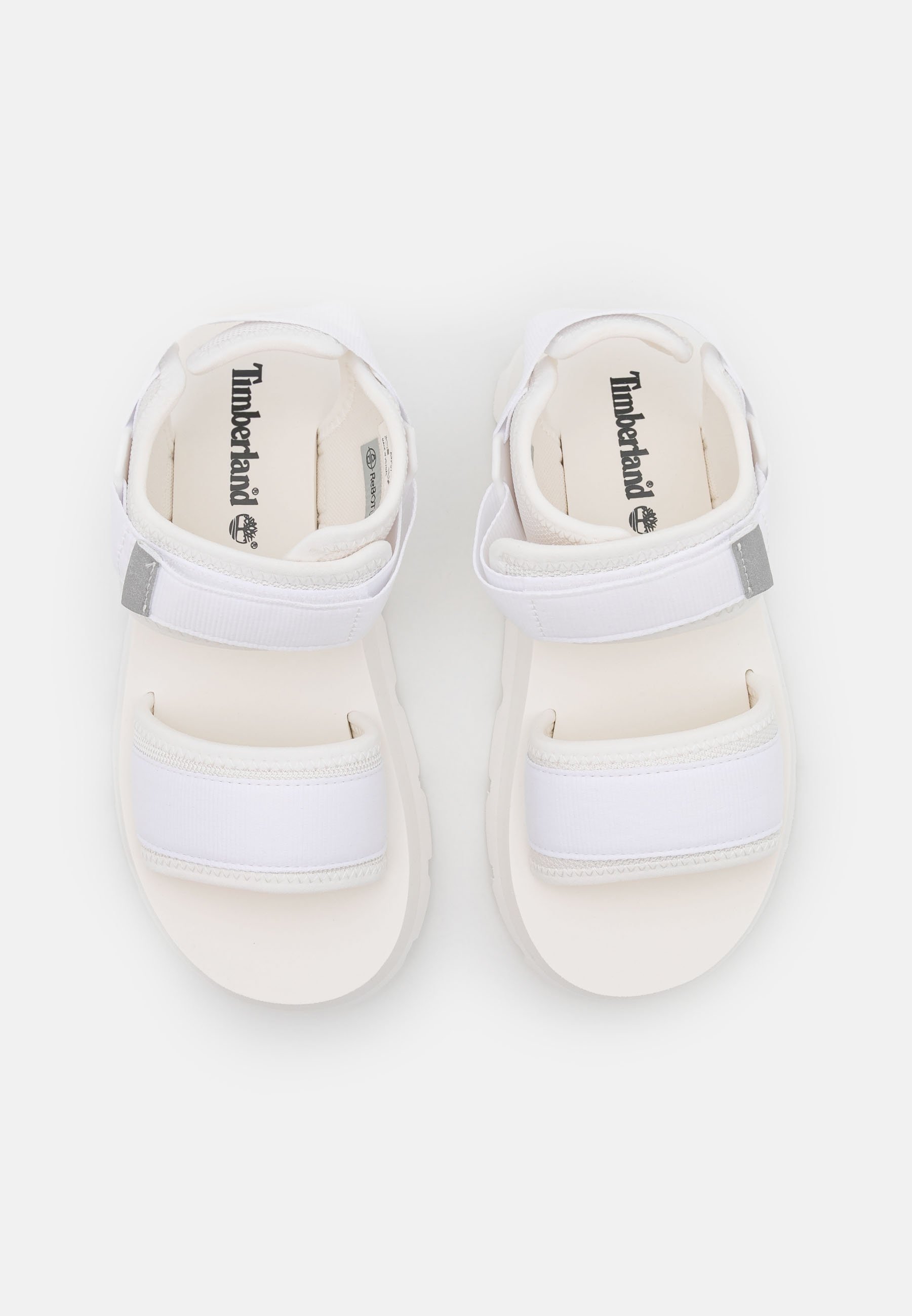 Timberland EURO SWIFT - Sandalen met plateauzool - white/wit - Zalando.nl