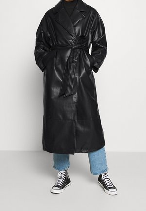 Klassischer Mantel - black