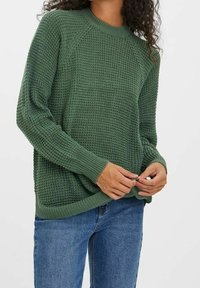 Vero Moda Strickpullover - mottled green