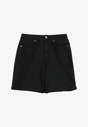 s.Oliver, JEANS-BERMUDA SURI - Jeansshort - schwarz